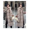 Winter new down cotton clothes women's medium and long Korean version loose thickened and thin fashion coat