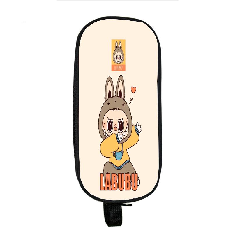 

Пенал Labubu The Monsters Abubu, большой вместительный чехол для ручек, симпатичная косметичка, школьные принадлежности для девочек, канцелярские товары, подарки 16