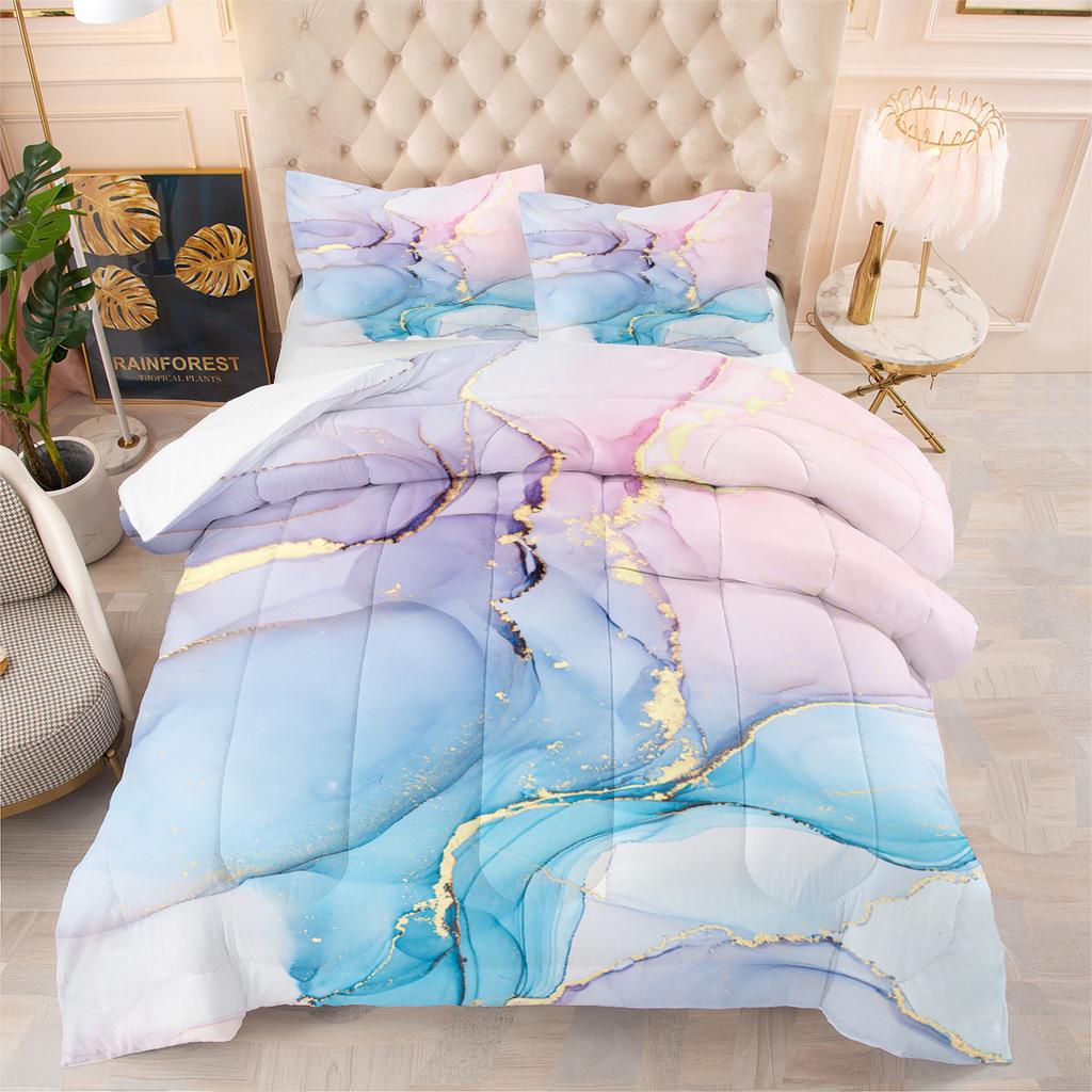 Bedding and Home Textile Three-piece Set of Fat Quilt Covers