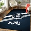 1Pc Carleton Blues Crest Emblem Rug Office Carpet Indoor Outdoor Doormat Nonslip Soft Comfortable Living Christmas Halloween Xmas Gift D924193
