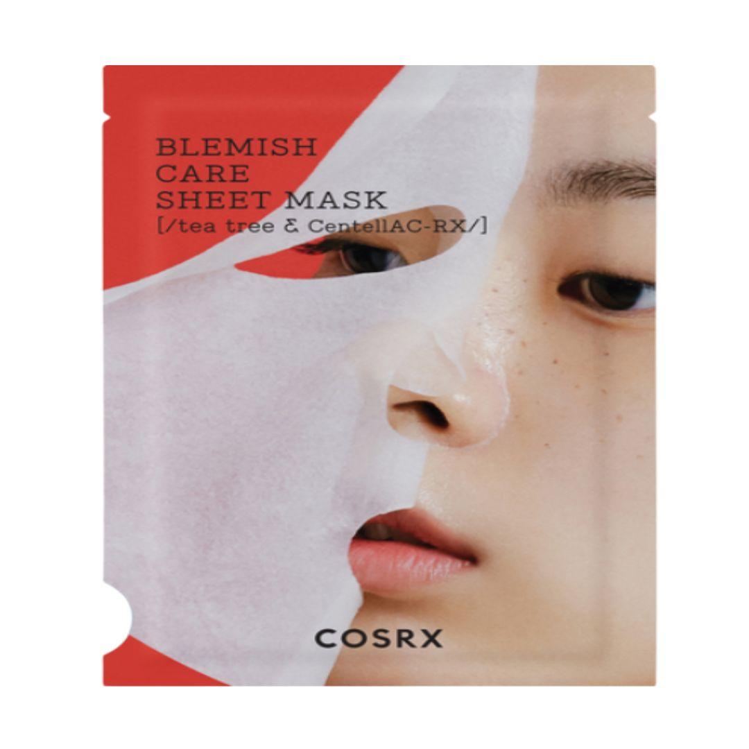 COSRX AC Collection Blemish Care Sheet Mask Soothing Acne Care Mask 26ml ×3