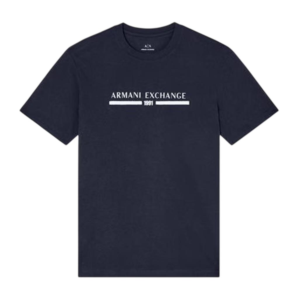 Armani Exchange Mens Linear Logo T-Shirt