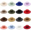 Wool Felt Bowler Hat For Men Women With Wide Brim Sun Protection And Breathability