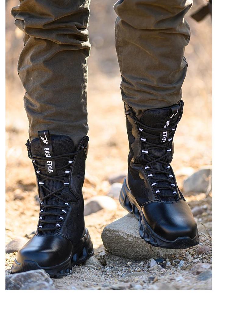 Men's Breathable Water-Resistant Anti-Smash High-Top Work Boots