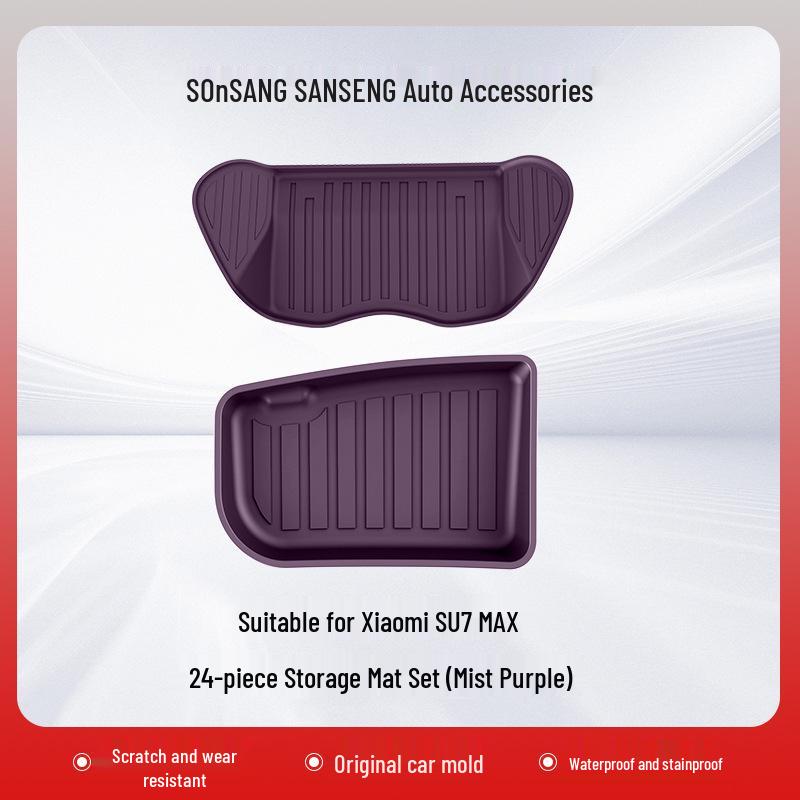 Custom TPE Car Floor Mats for Xiaomi SU7/SU7 Pro/Max - Five-Seater Interior Upgrade