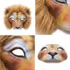 Leopard mask, Halloween jaguar king mask mardi gras Carnival party3D Animal masks