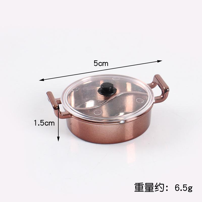 Mini Miniature Simulation Plate Small Bowl Tableware Diy Food Play Accessories Mini Container Play House Kitchen Toys