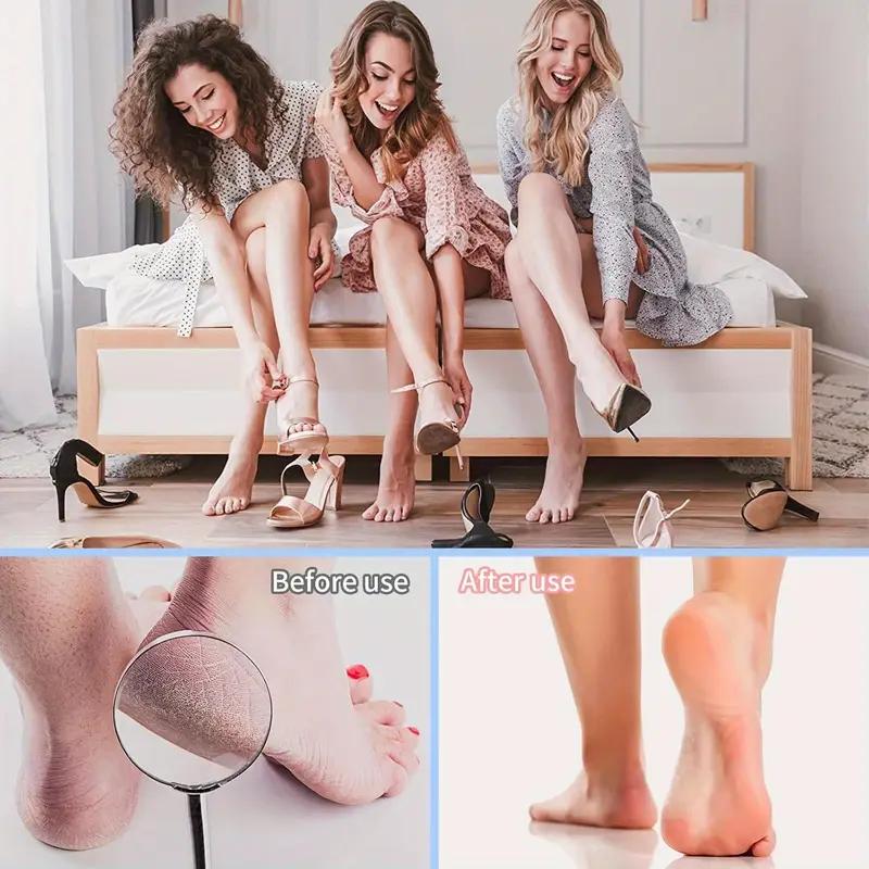 Robustes Hühneraugenentferner - Extra Grobe & Feine Fußfeile, Reise-Pediküre-Werkzeug mit ergonomischem Griff
