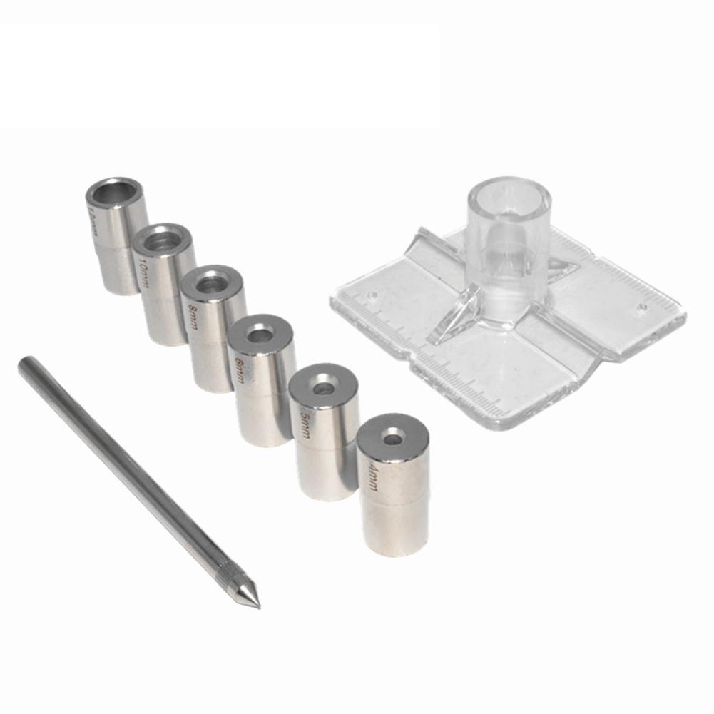 

4-12mm Pocket Hole Jig Set Oblique Hole Locator Drill Guide Vertical Positioner