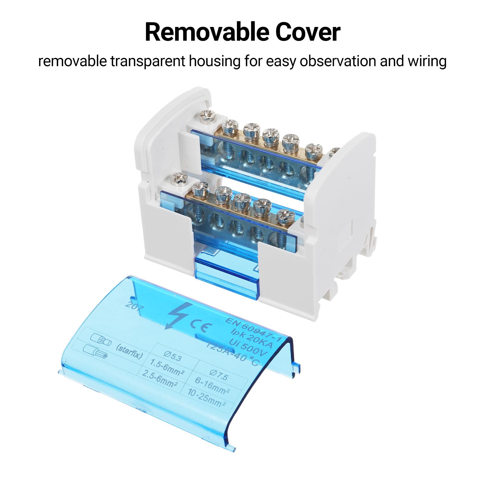 

Клемна колодка Розподільна коробка 2-рівнева Однофазна Розподільна коробка 207 Клемна розподільна коробка Клемна коробка на DIN-рейку