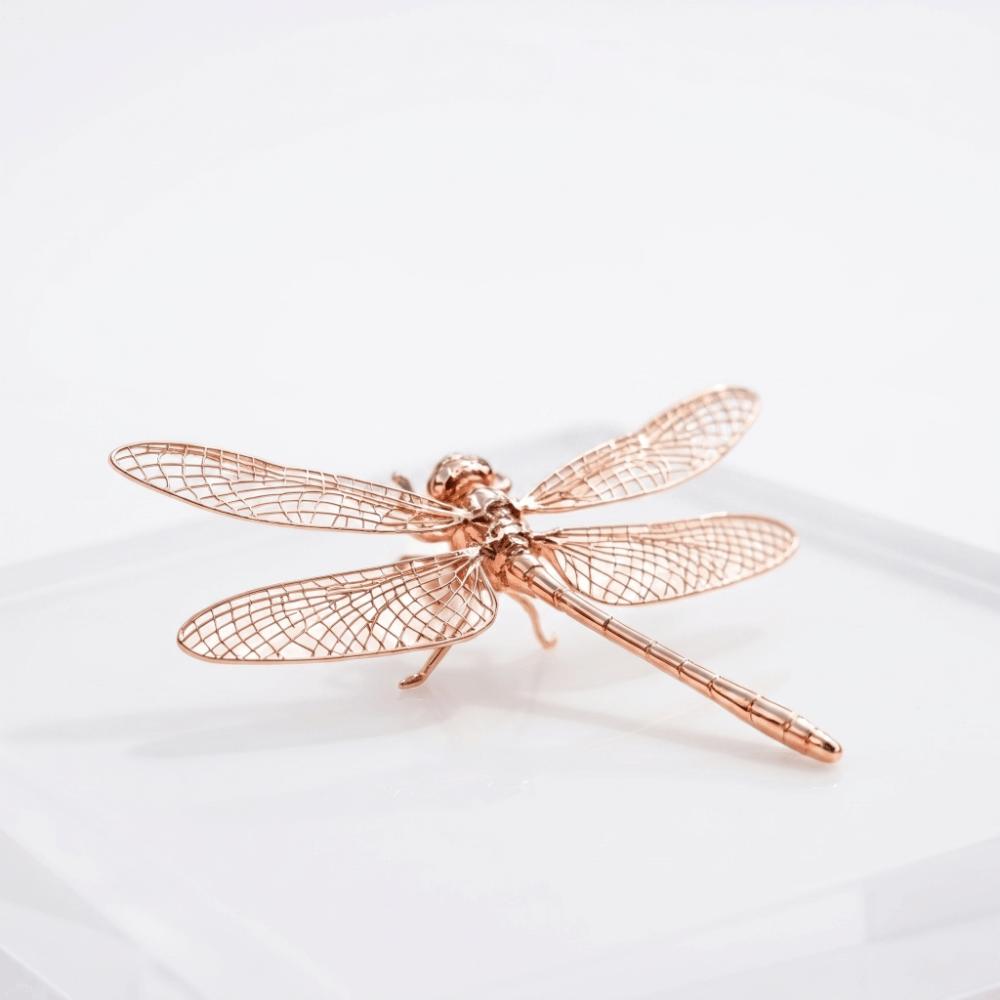 Antique-Style Dragonfly Ornament Simulation Insect Dragonfly Tea Pet Home Decoration
