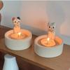 Kitten Candle Holder Creative Aromatherapy Candle Holder High-Temperature Resistant Cartoon Candle Holder