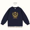  Olivan  School Symbol Sweatshirt Top And Bottom  Navy 