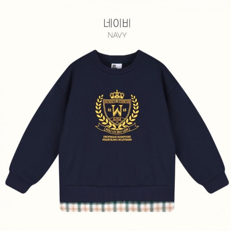  Olivan  School Symbol Sweatshirt Top And Bottom  Navy 