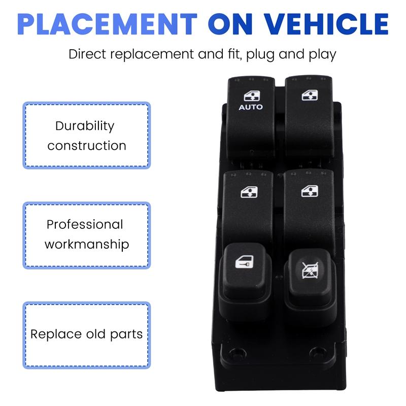 Car POWER WINDOW MAIN SWITCH For Ssangyong REXTON 2004-2011 8582008C04HEN=8582008C04HCX
