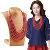 Bohemian Ethnic Hand-Woven Seed Bead Necklace Set