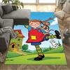 Pippi Adventure Floor Mat Perfect for Dining Room Outdoor Balcony Foyer Anti-slip Rug Office home decor Luxury Gift for Birthday, Christmas, Wedding