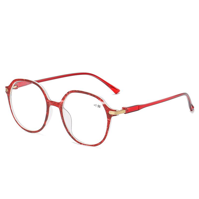 

Reading Glasses for Women Men Patterned Round Anti Blue Light Presbyopic Vintage Farsighted Eyeglasses +1.0 To +4.0 1
