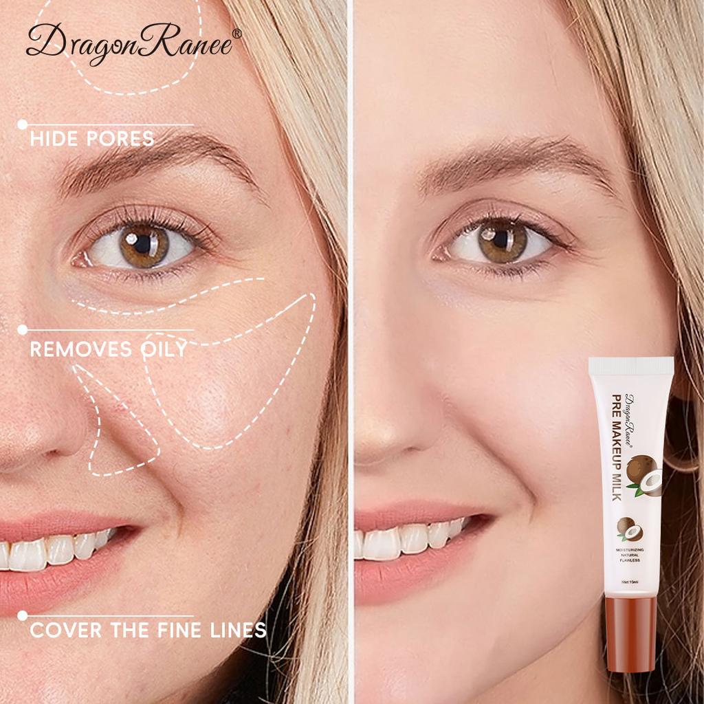 Coconut White Makeup Front Cream Brightens Hyaluronic Acid Moisturizing Makeup Moisturizing Surface Brightens Outline Makeup
