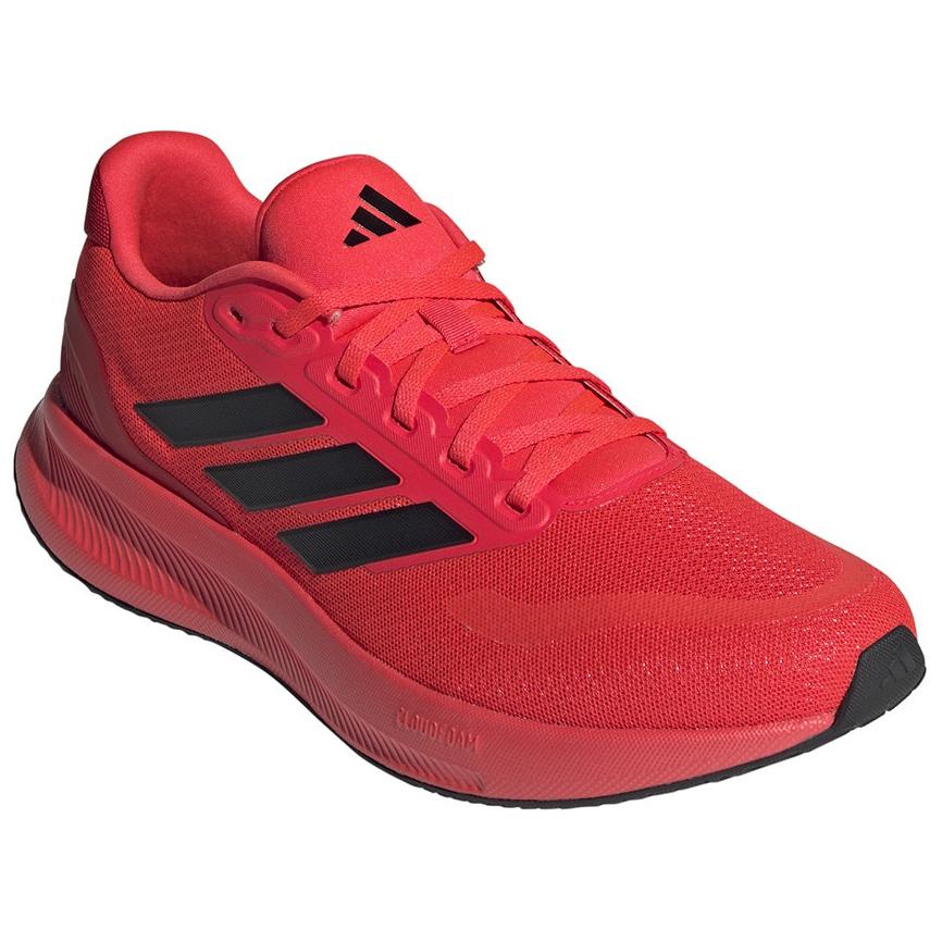 Adidas Runfalcon 5.0 Versatile Comfortable Cushioning Support Low-Top Running Shoes Men Sneakers Red JI0877