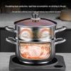 Wutuo 26cm Double-Layer Stainless Steel Steamer & Soup Pot
