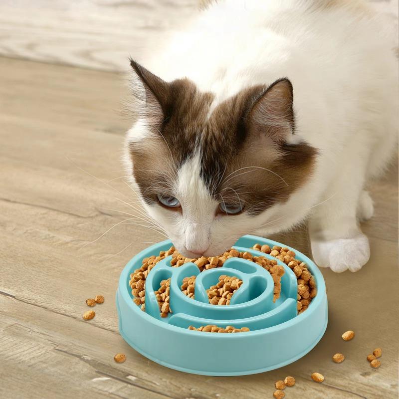 1PC Pet Cat Cat Dog Slow Food Bowl Non-Slip Slow Food Feeding Dog Food Bowl Pet Supplies