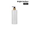 300/500Ml Cylindrical Bamboo Pump Dispenser Bathroom Pet Dish Soap Bottle Lotion Refillable Shower Gel Liquid Frosted Container