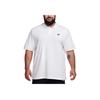 Nike Club Logo Embroidered Comfortable Casual Short Sleeve Polo Shirt Men Polo Shirts White FN3894-100