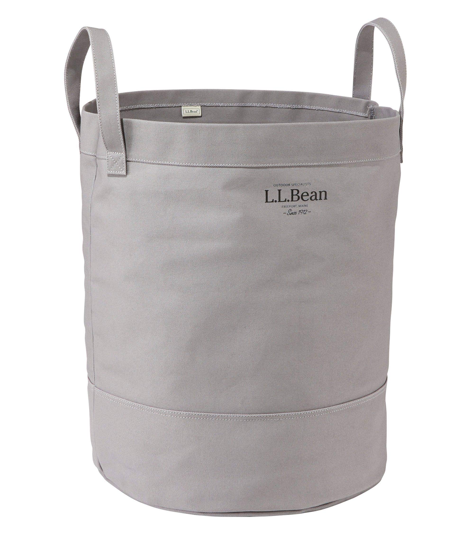

Canvas Laundry Storage Tote Frost Gray 1000037689 L.L.Bean