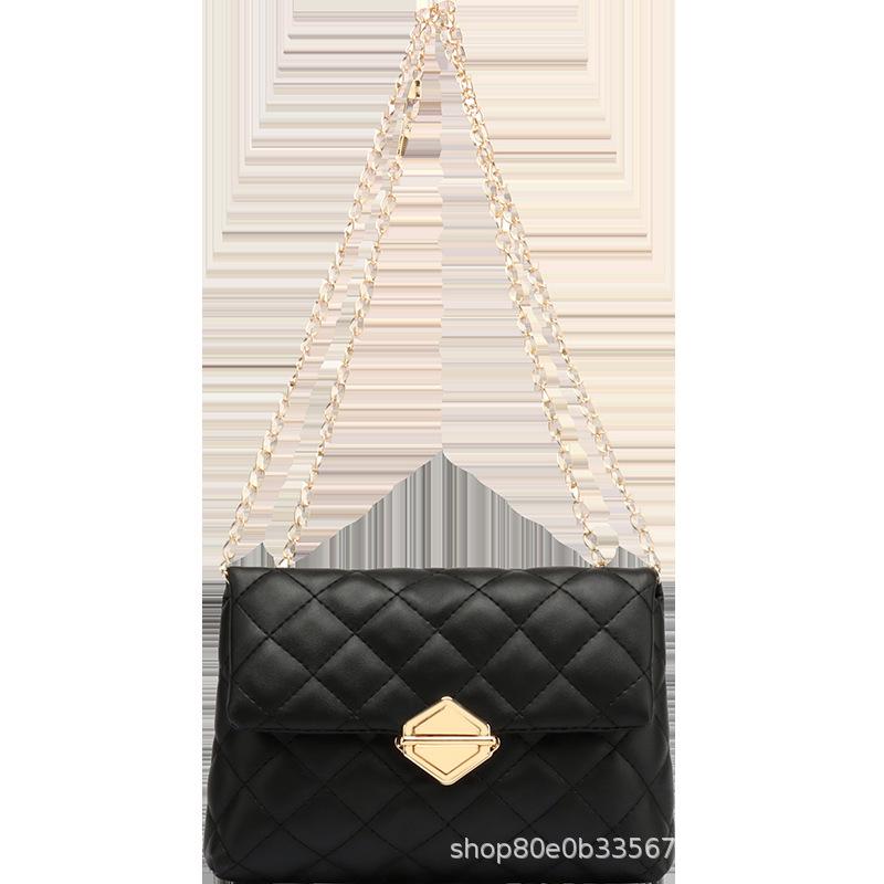 Women's Rhombus Chain Shoulder Bag - 2024 Japanese & Korean Style