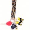 1 pz Cinturino da Polso Bling Glitter con Decorazioni di Strass con Portachiavi Wristlet Portachiavi per Pochette e Portachiavi Ciondoli Cordino Portachiavi Cancelleria Scolastica