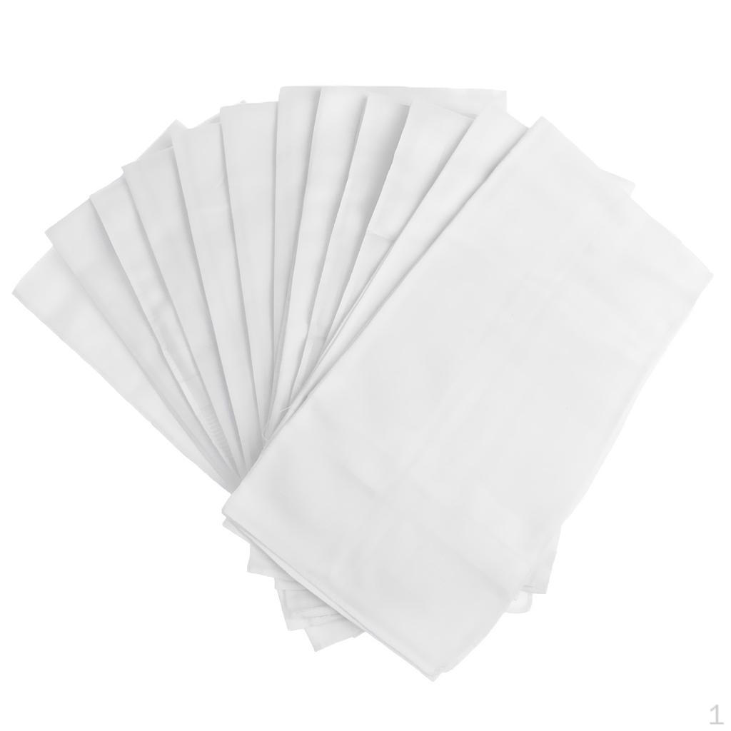 

12шт женский и мужской носовой платок Hankie из мягкого хлопка 17