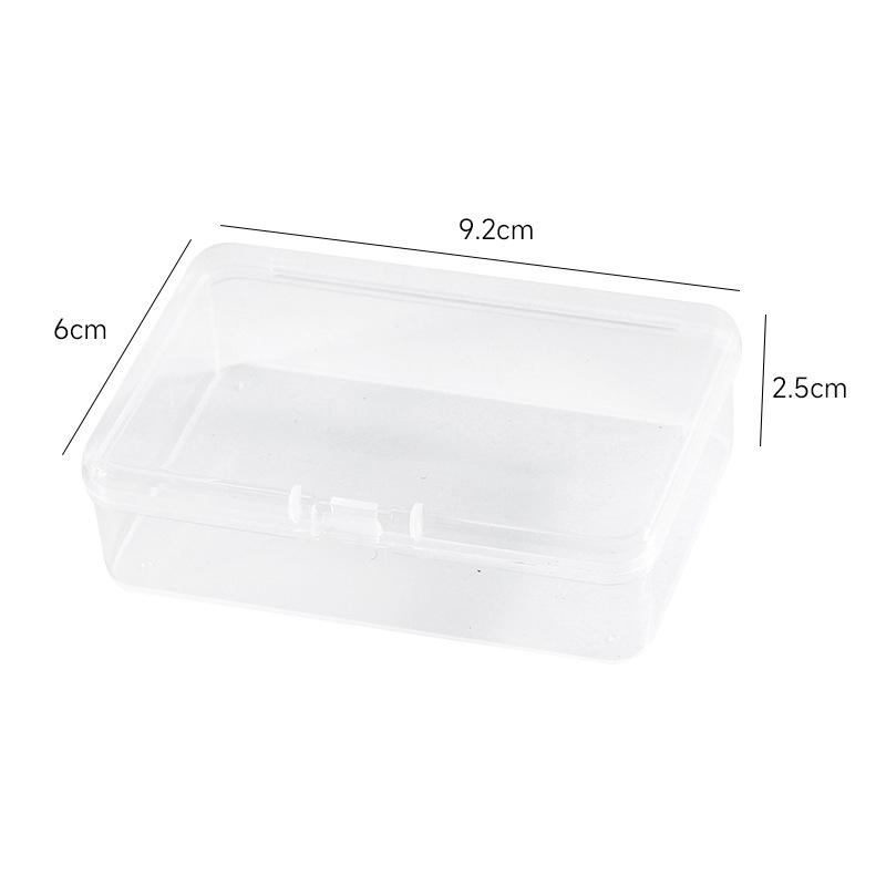 Plastový úložný box na karty Domácí doplňky Prachotěsný S víkem Mini Box Obdélník Praktické úložné pouzdro Karta Třídění mincí