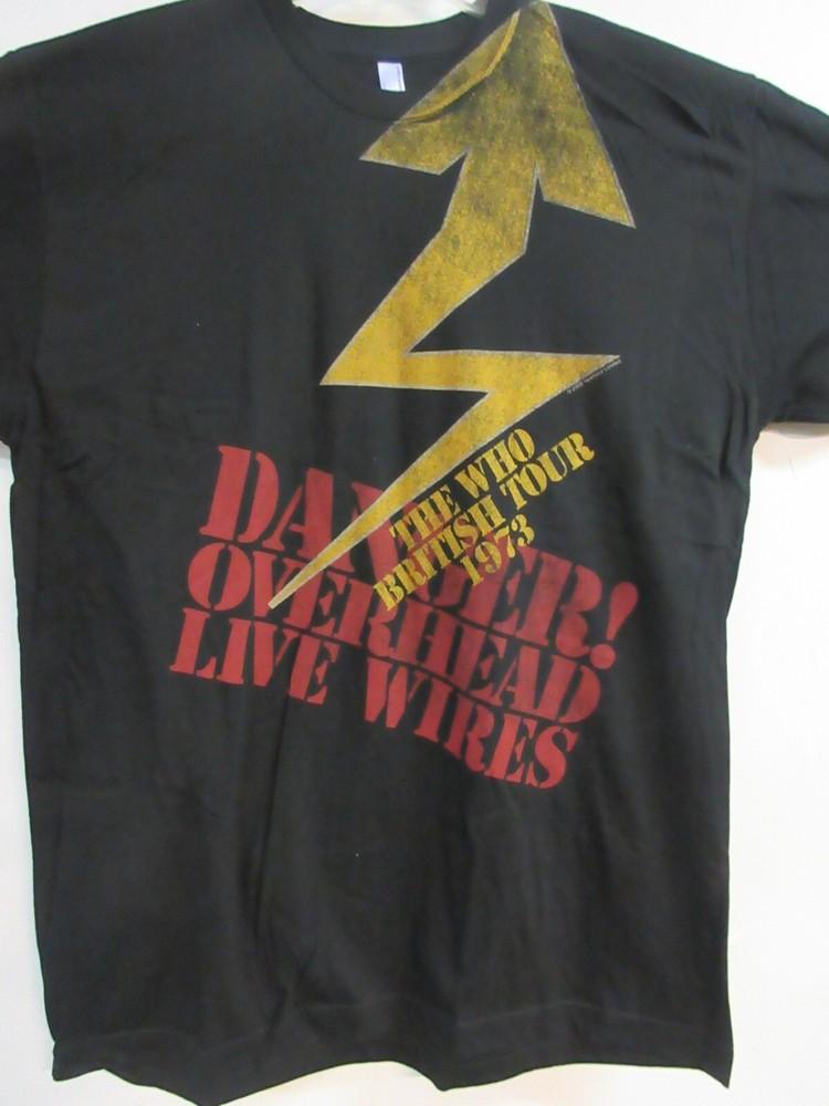 THE WHO OFFICIAL MERCH 2008 LIVE WIRE BAND CONCERT MUSIC  EXTRA LARGE Unisex T-Shirt XL
