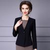 Zhili Damen Slim Schwarzer Anzugjacke - Elegant, Stilvoll Frühjahr 2025 Mode
