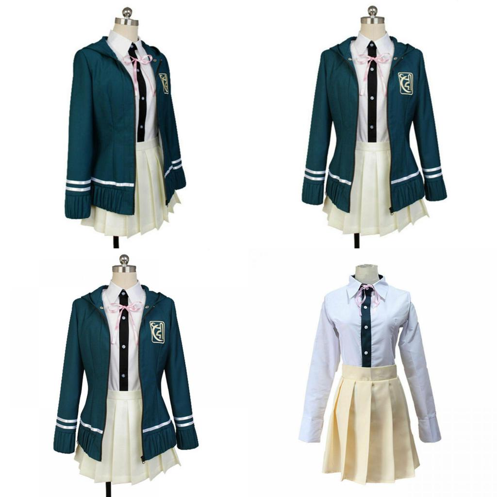 Kostium Cosplay Uniforma Chiaki Nanami z Danganronpy Wykonany z Miękkiego Materiału Dla Komfortu