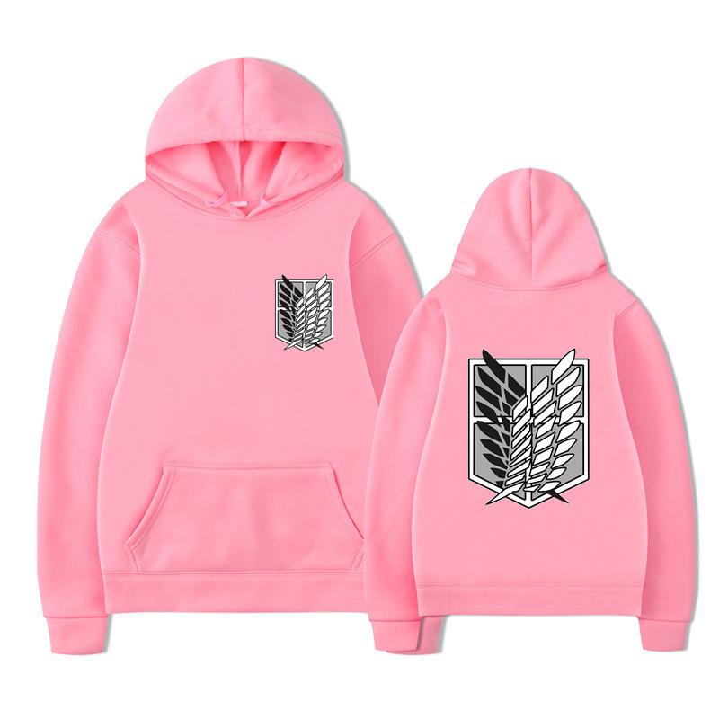 Attack on Titan Survey Corps Men's Hoodies Boys Harajuku Girls Pullover Fancy Music Gift Loose Comfortable Sweatshirt