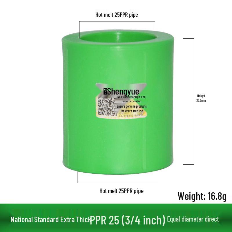 Thickened PPR 4-Point 20 Internal Thread Tee & External Thread Elbow Hot Melt Fittings