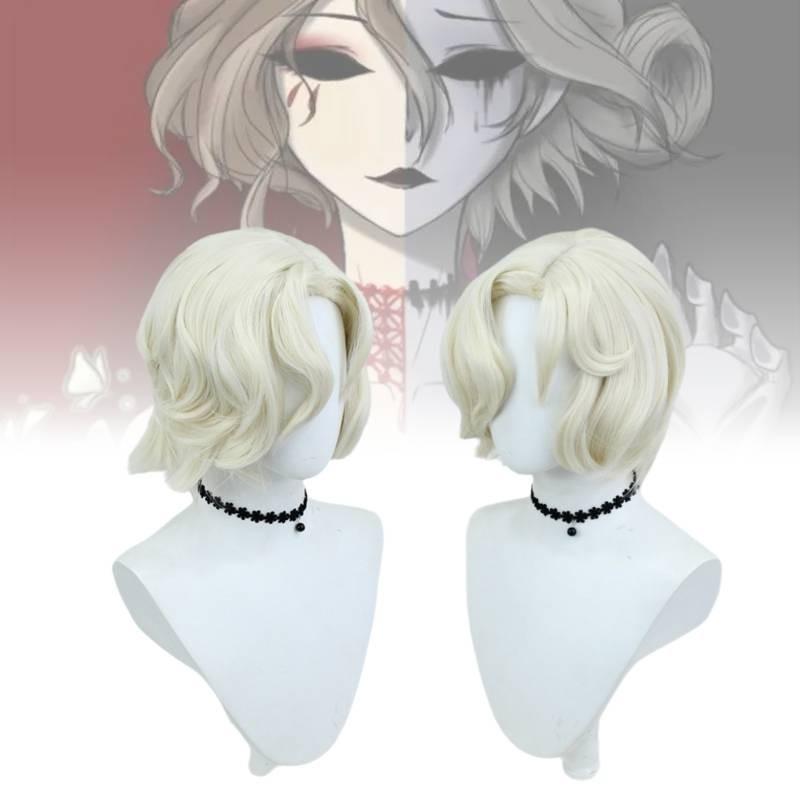Stunning Red Lady Cosplay Short Wig For Identity V Fans Versatile And Stylish