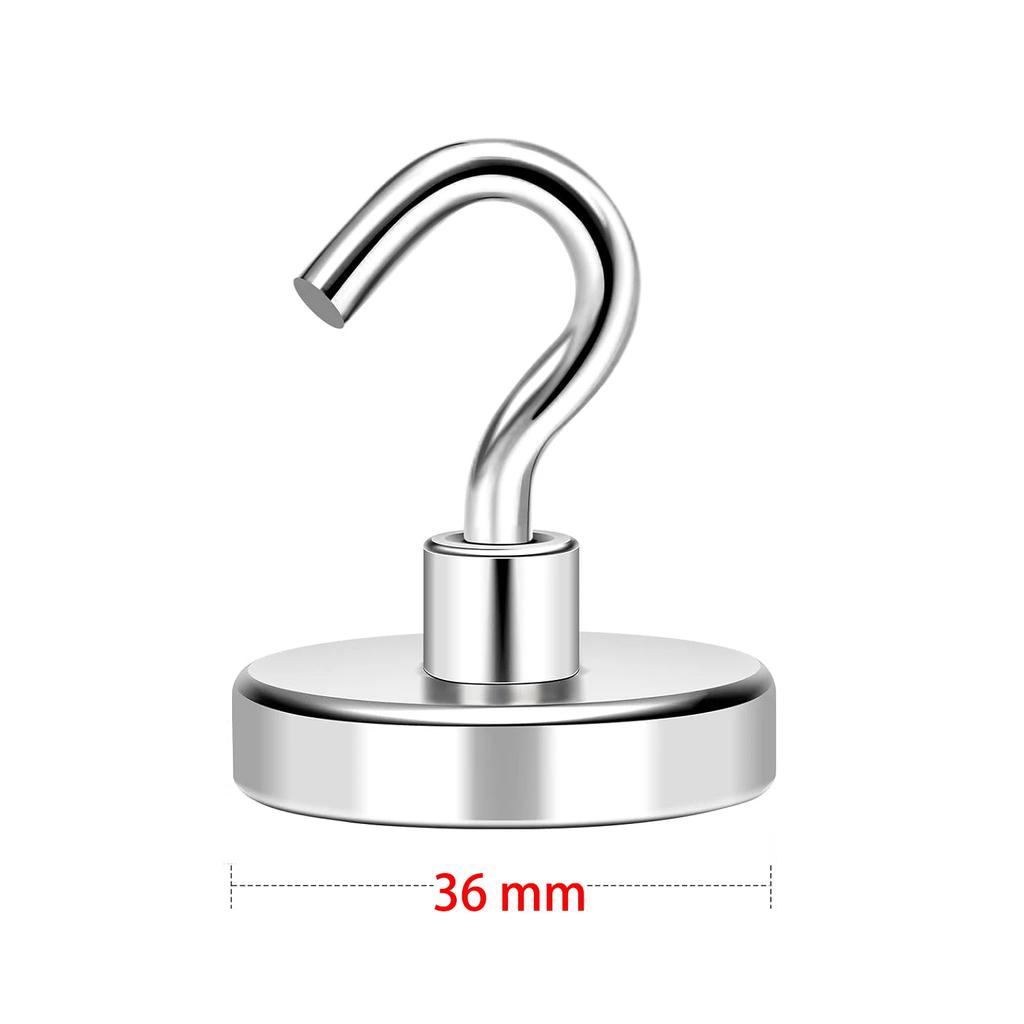 Magnetic Hooks Heavy Duty Strong Magnet Hooks Rust Proof Indoor Outdoor Hanging Kitchen Home Cruise Workplace Office and Garage