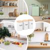 Coffee Container 3 Pieces Airtight Large Capacity Food Canister Coffee Sugar Tea Storage Container Jars For Candy Oats Flour