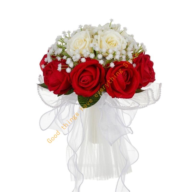 

Wedding Bouquets Bridal Bouquets Wedding Party Flower Decorations for Ceremony, Anniversary, Valentines, Photography 55KF