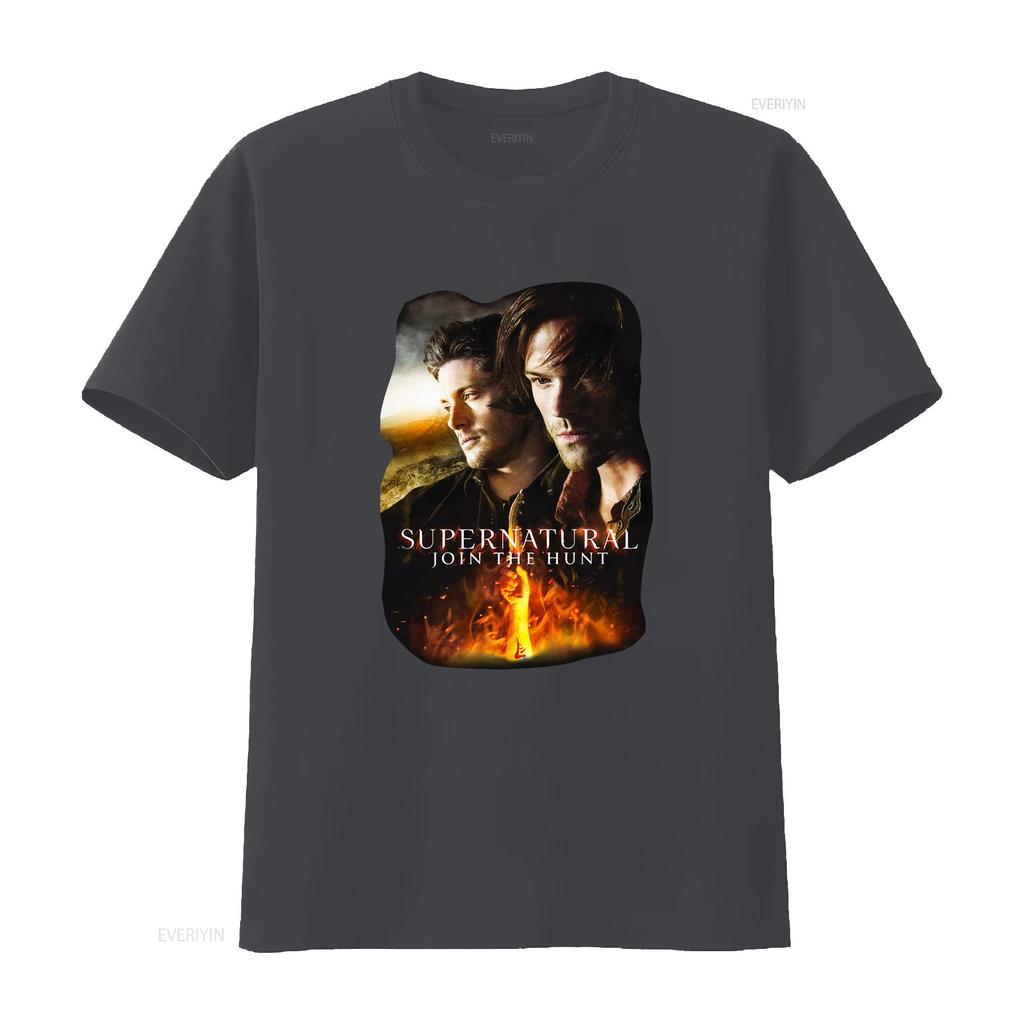 Supernatural Unisex's Flaming Poster T Shirt vintage Washed graphic Stylish Comfortable Breathable fashion designer clothes Soft