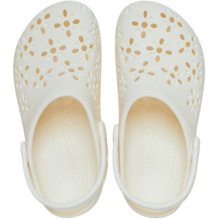 Crocs Classic Clog Comfortable Soft Everyday Versatile Non-Slip Durable Low-Top Sandals Kids sandals White 210943-0WV