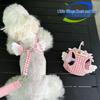 Small Pet Harness with Wings - Teddy, Panda & Cat Designs for Walking Dogs