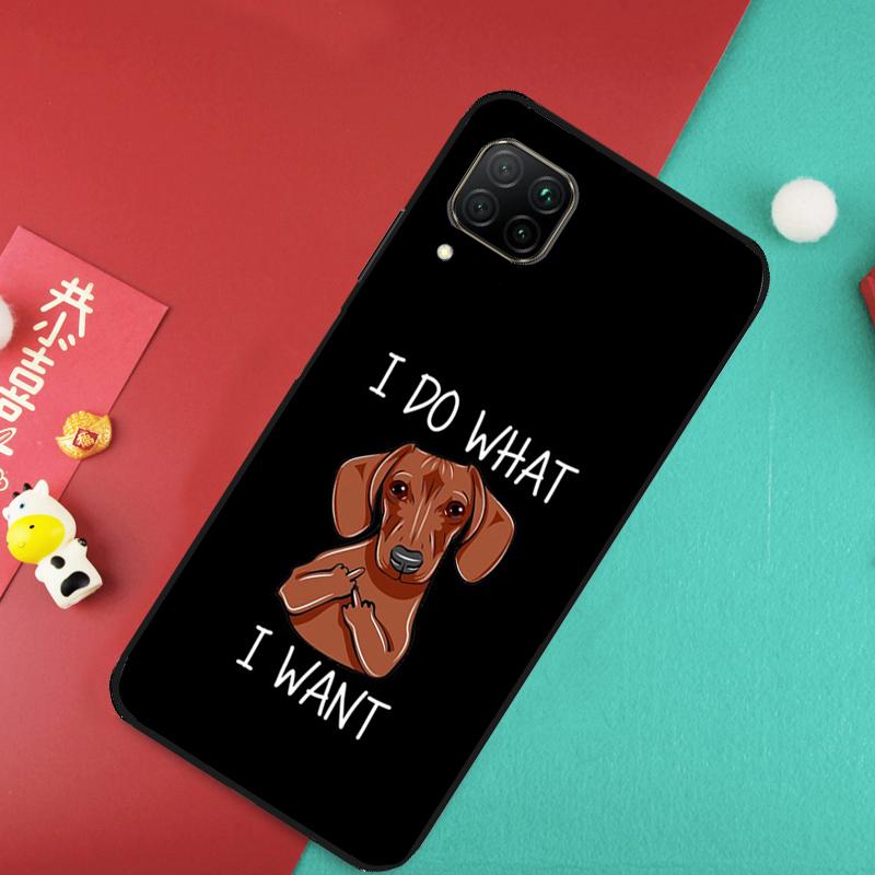 Dachshund Dackel Dog For Huawei Nova Y73 Y70 Y72 Y60 Y90 Y61 Y91 8i 7i 11i 12i 12s 9 10 SE P20 P30 P40 Lite Case