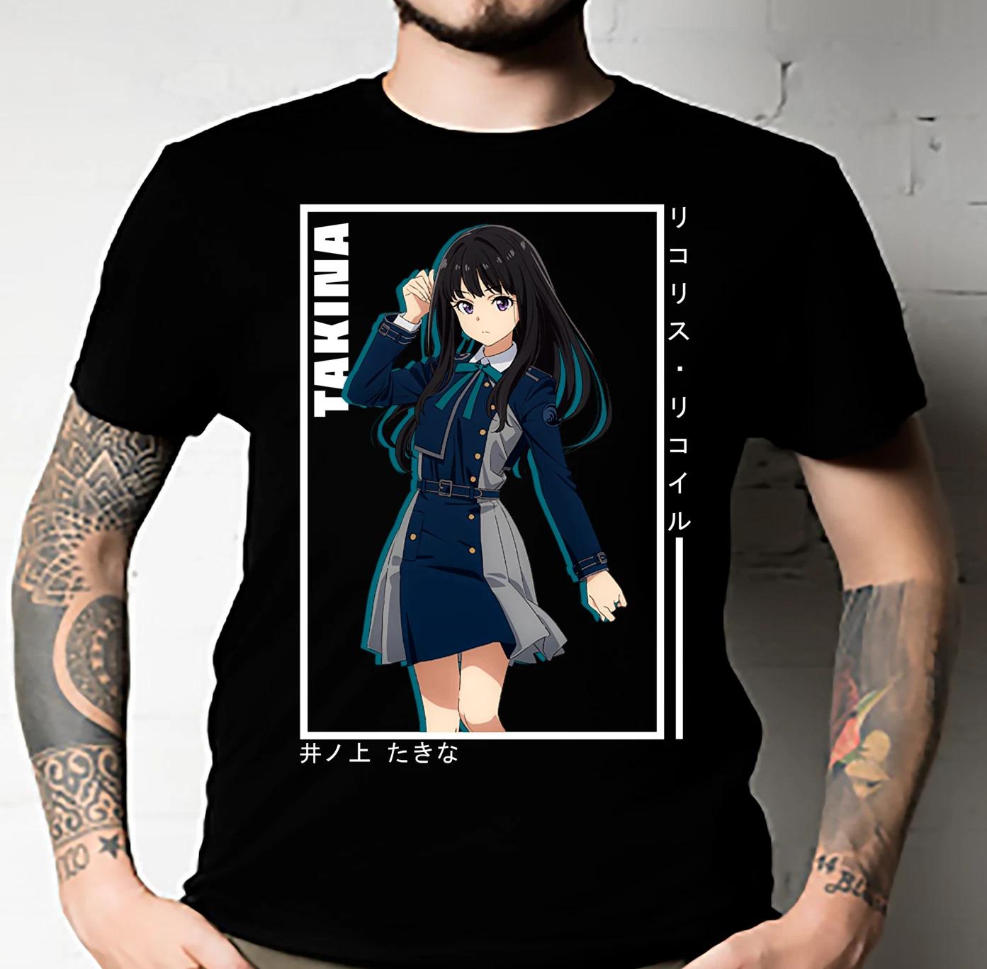 Men s and Women s T-shirts Takina Inoue - Lycoris Recoil Essential XXXL