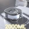 Large Capacity 2000ml Pet Floating Bowl Floating Filter Dry-Chin Technology Pet Water Feeder Detachable Transparent Design