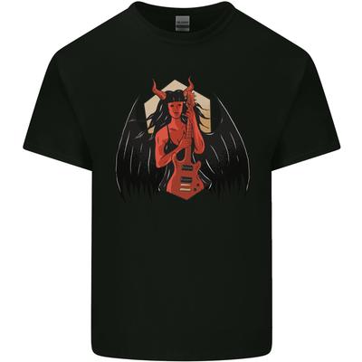 Devil Unisex Guitar Death Heavy Metal Rock Unisexs Light Cotton TShirt
