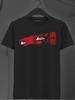 Übergroßes T-Shirt mit Aufdruck